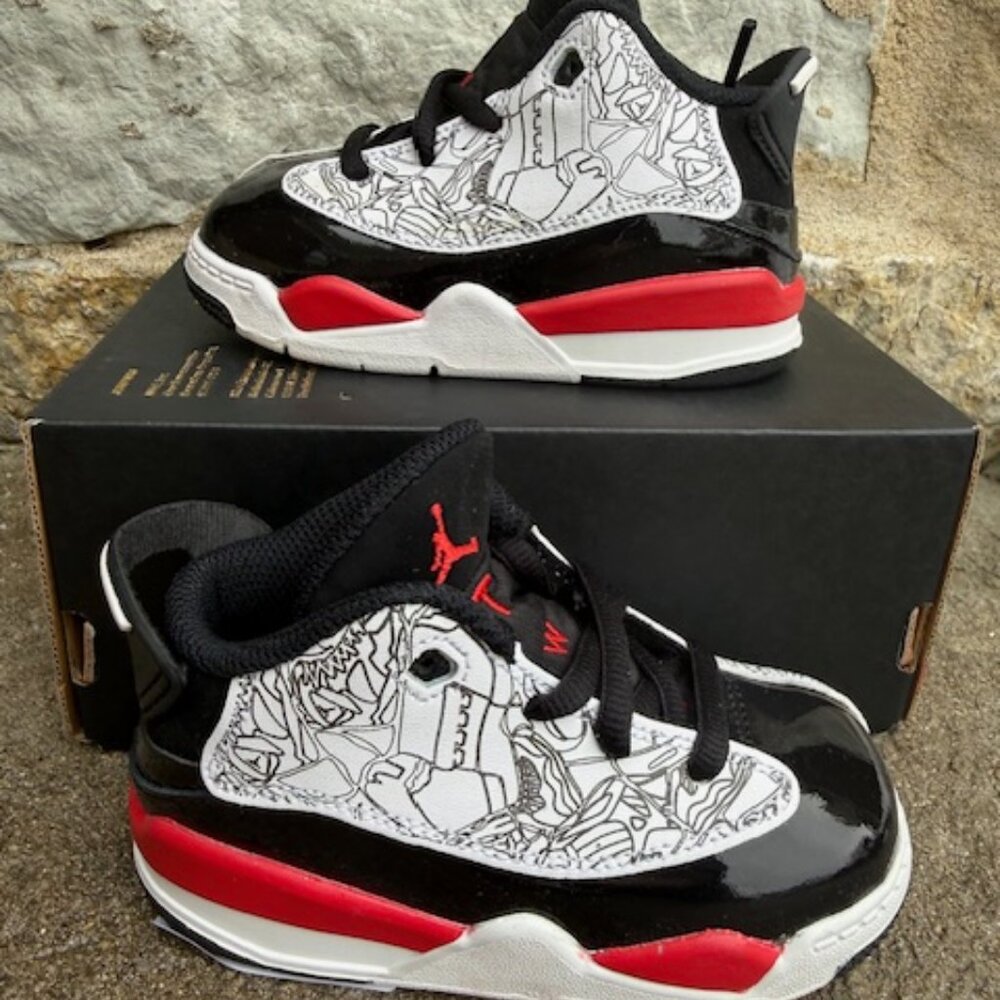 NEW Nike Air Jordan Dub Zero Retro Black Red new no box
